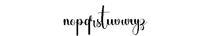 Matric Font LOWERCASE