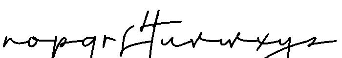 Matrick Font LOWERCASE