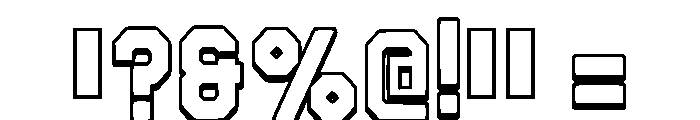Matrix Boulder Regular Font OTHER CHARS