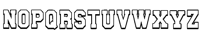 Matrix Boulder Regular Font UPPERCASE