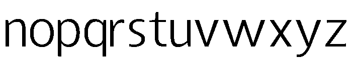 Matson Expanded Font LOWERCASE