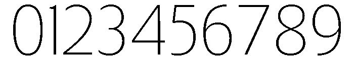 Matson Extra Light Font OTHER CHARS