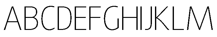 Matson Extra Light Font UPPERCASE