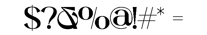 Matteo Regular Font OTHER CHARS