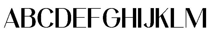 Matteo Regular Font UPPERCASE