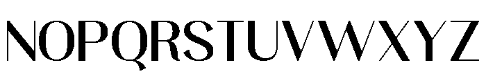 Matteo Regular Font UPPERCASE