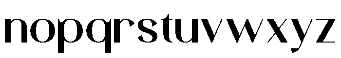Matteo Regular Font LOWERCASE