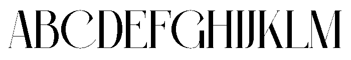 Mattgin Font UPPERCASE