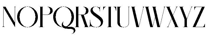 Mattgin Font UPPERCASE