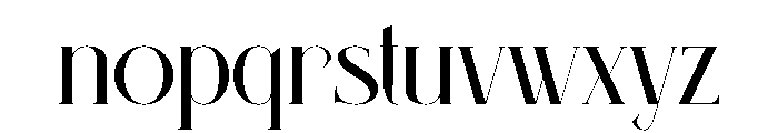 Mattgin Font LOWERCASE
