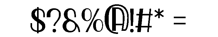 Matthesia Font OTHER CHARS