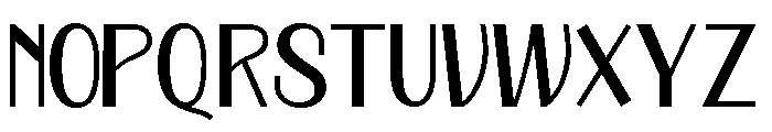 Matthesia Font LOWERCASE