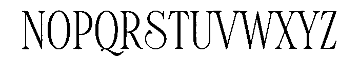 Maturation Lines Font UPPERCASE