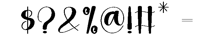 Matured Font OTHER CHARS