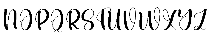 Matured Font UPPERCASE