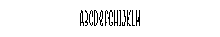 Maturings Handsome Font UPPERCASE