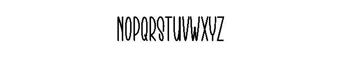 Maturings Handsome Font LOWERCASE