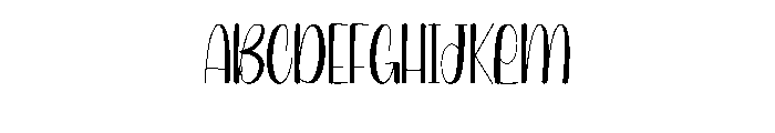 Maulana Creative Font UPPERCASE