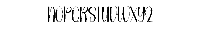 Maulana Creative Font UPPERCASE