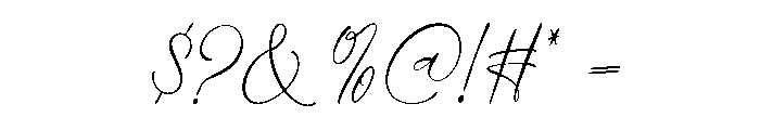 Maulieda Remighe Regular Font OTHER CHARS