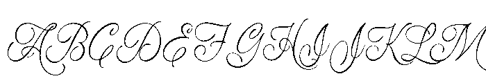 Maulieda Remighe Regular Font UPPERCASE