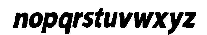 MavellaOblique Font LOWERCASE