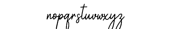 Mavelle Bloom Font LOWERCASE
