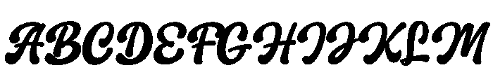 Mavellin Font UPPERCASE