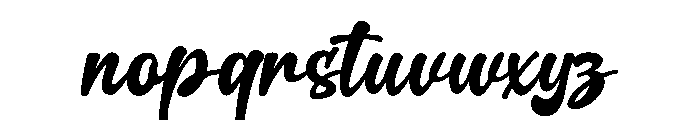 Mavellin Font LOWERCASE