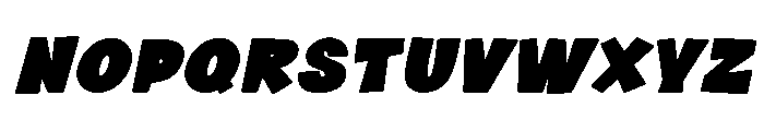 Maverixe Slant Font UPPERCASE