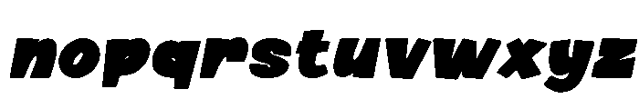Maverixe Slant Font LOWERCASE