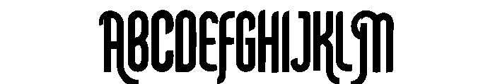 Mavero Font UPPERCASE