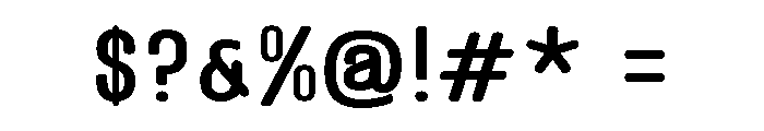 MavocGoatedSans-Regular Font OTHER CHARS