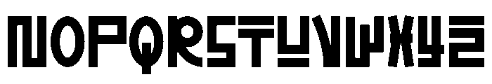 Mawjusti Font UPPERCASE