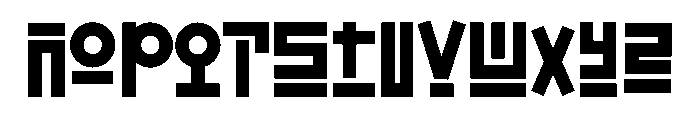Mawjusti Font LOWERCASE