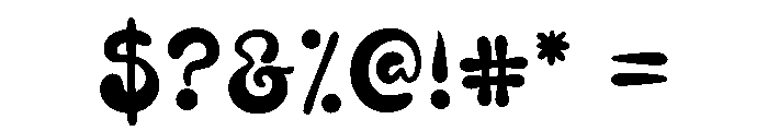 Maxi Wave Regular Font OTHER CHARS