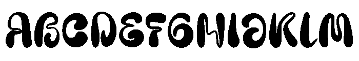 Maxi Wave Regular Font UPPERCASE