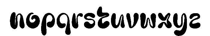 Maxi Wave Regular Font LOWERCASE