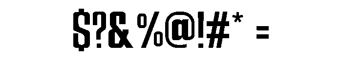 Maxio Font OTHER CHARS