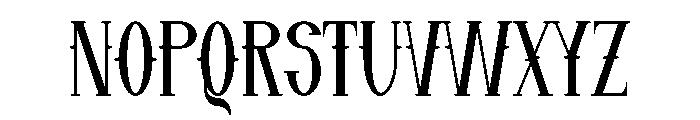 Maxrok Font LOWERCASE