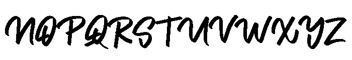May May Font UPPERCASE