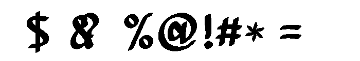Mayakoli Font OTHER CHARS