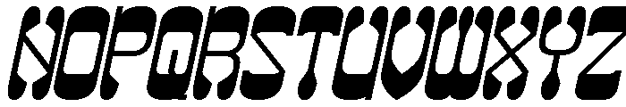 Maybe Someday Bold Italic Font UPPERCASE