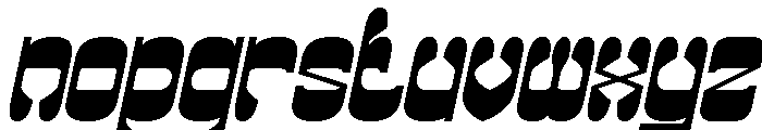 Maybe Someday Bold Italic Font LOWERCASE