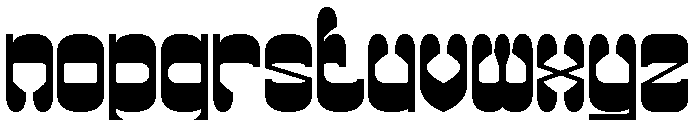 Maybe Someday Bold Font LOWERCASE