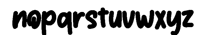 Mayde Font LOWERCASE