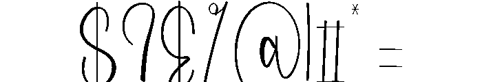 Maylora Font OTHER CHARS