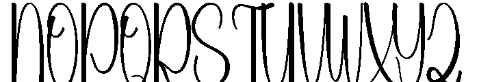 Maylora Font UPPERCASE