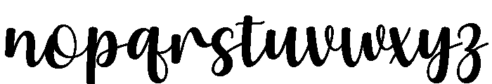 Maywen Font LOWERCASE
