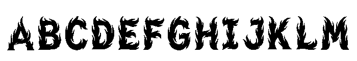 Mazen Regular Font UPPERCASE